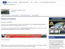 Tablet Screenshot of federacioninmobiliaria.org